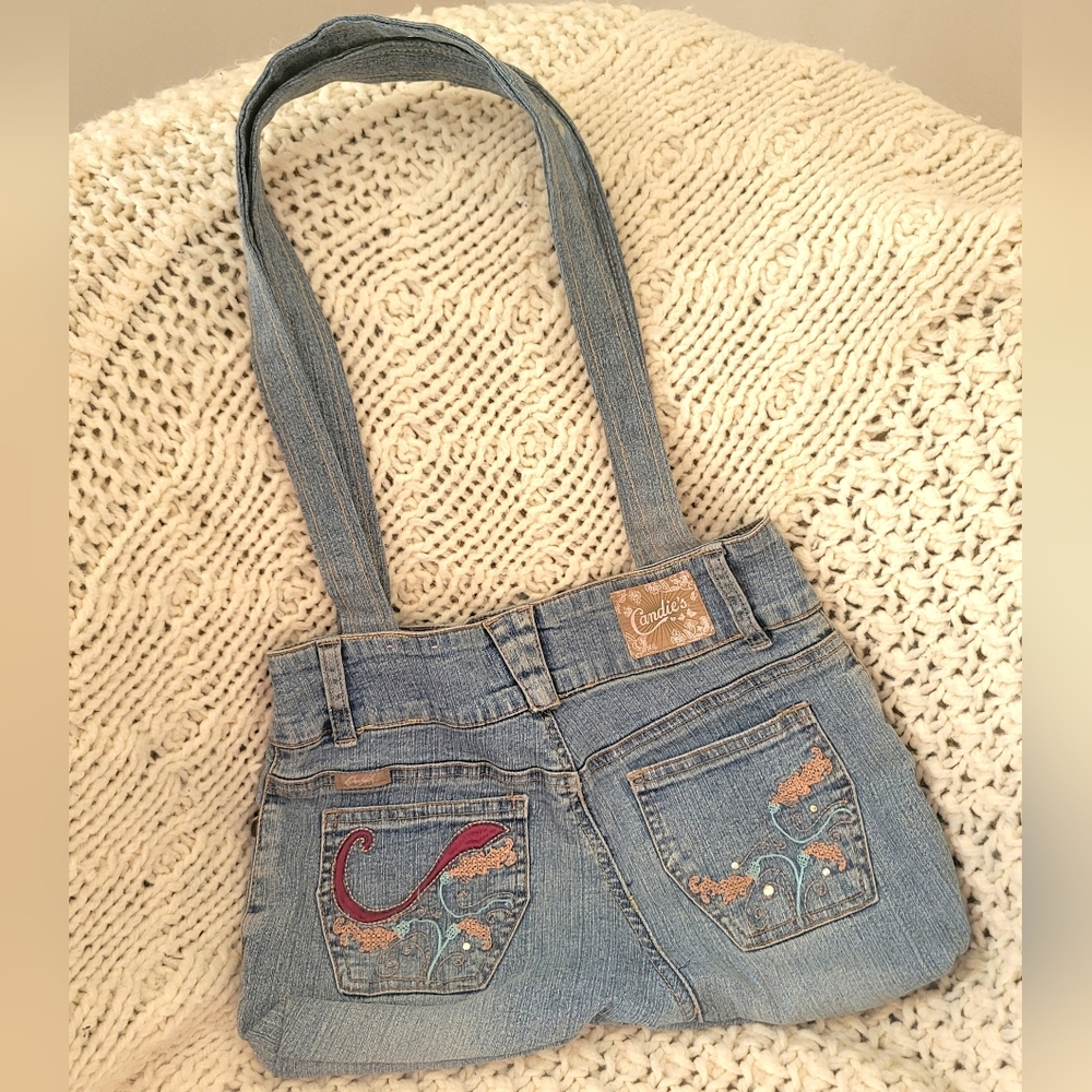 VTG Candies Denim Jeans Purse